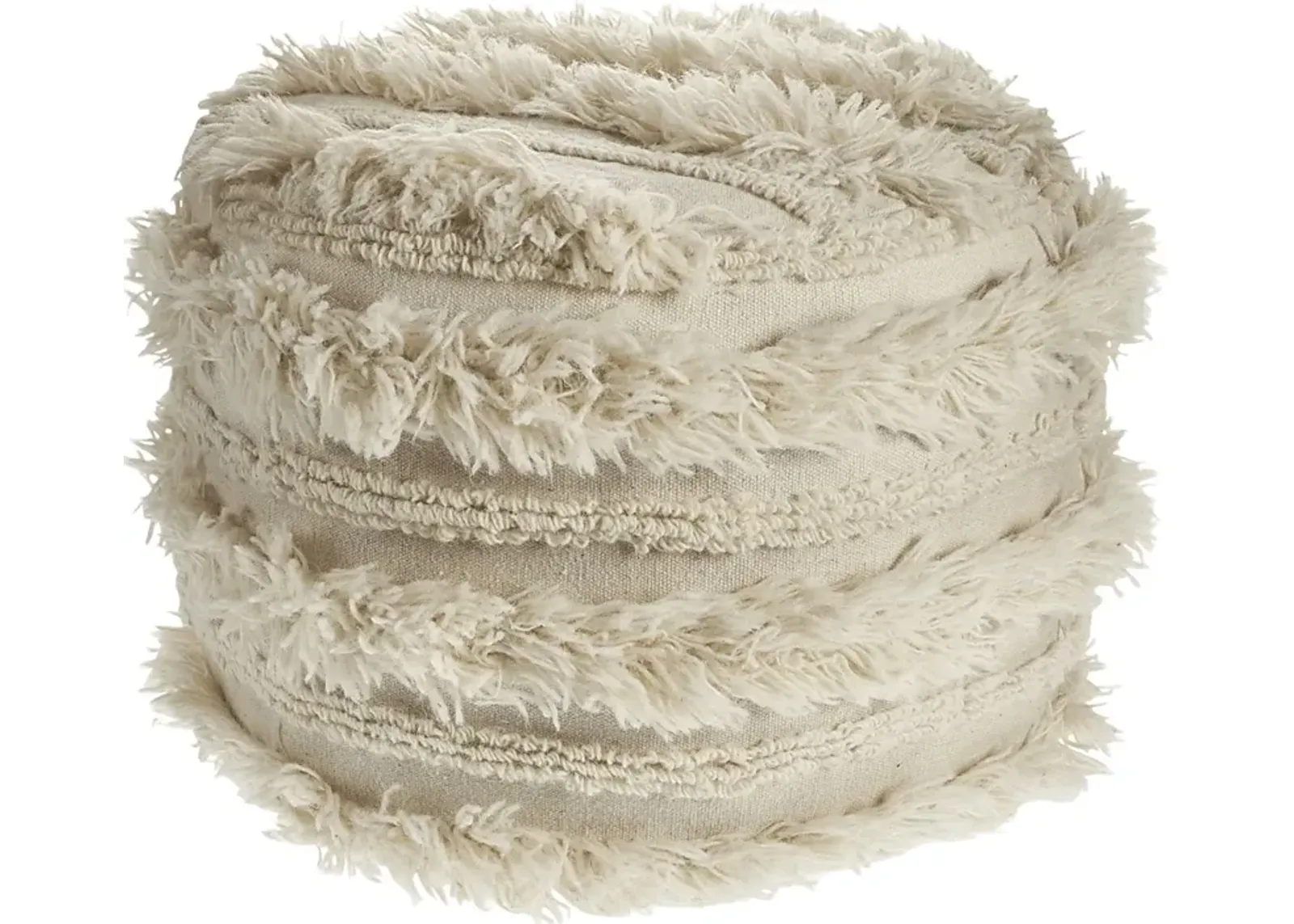 Adrenas I Ivory Pouf