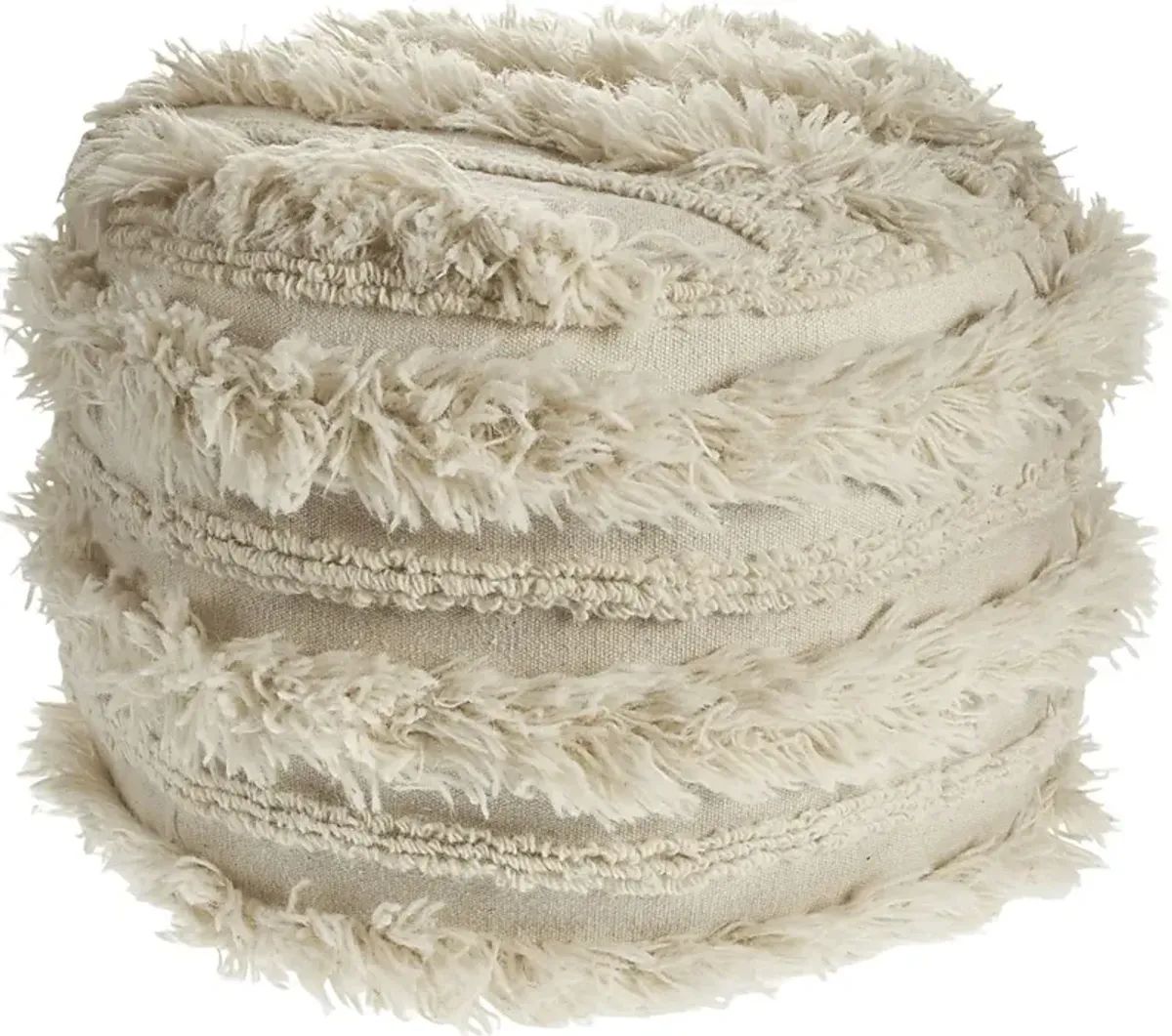 Adrenas I Ivory Pouf