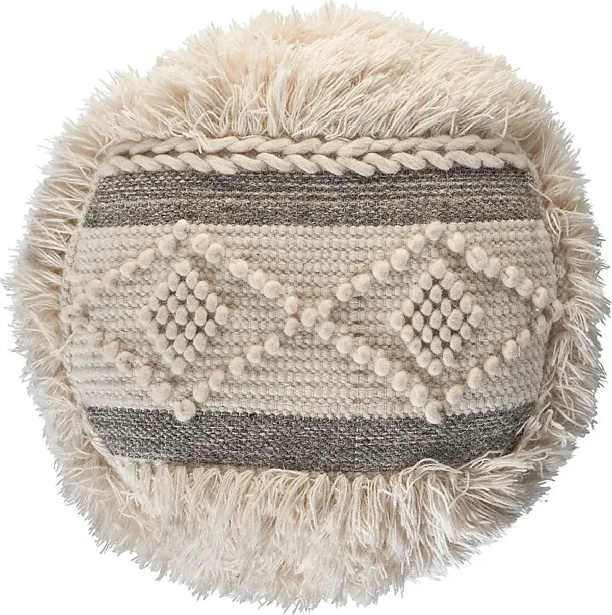 Adrenas III Beige Pouf