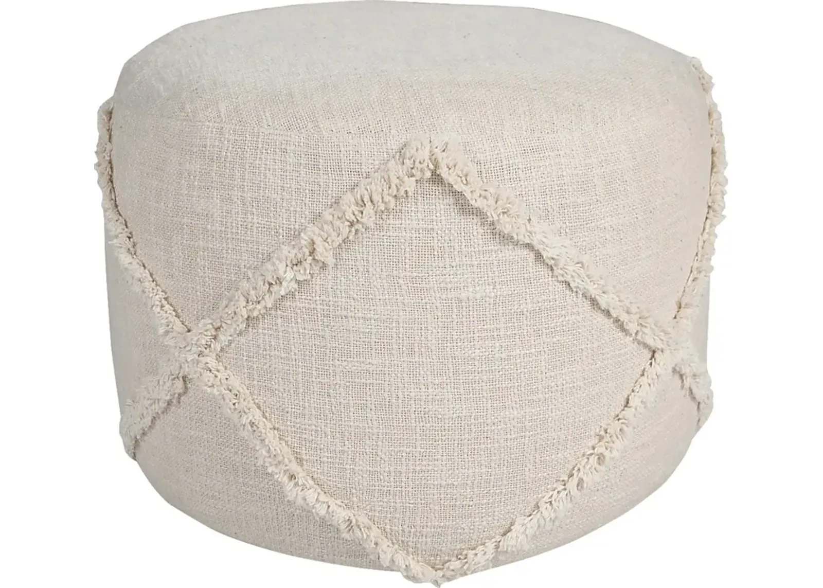 Elizeno I Cream Pouf