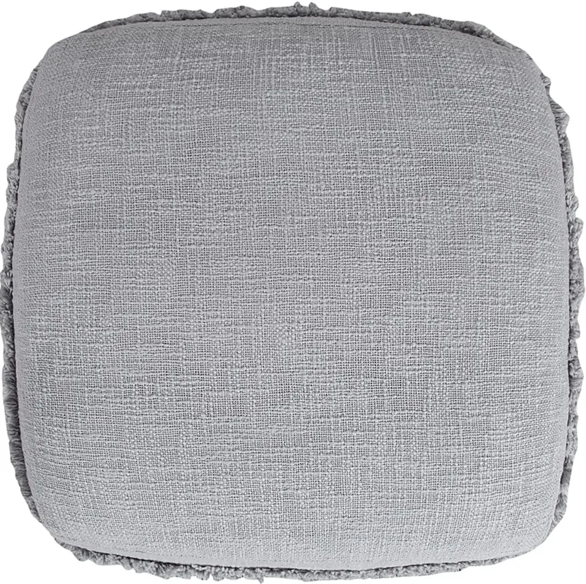 Elzieno II Gray Pouf