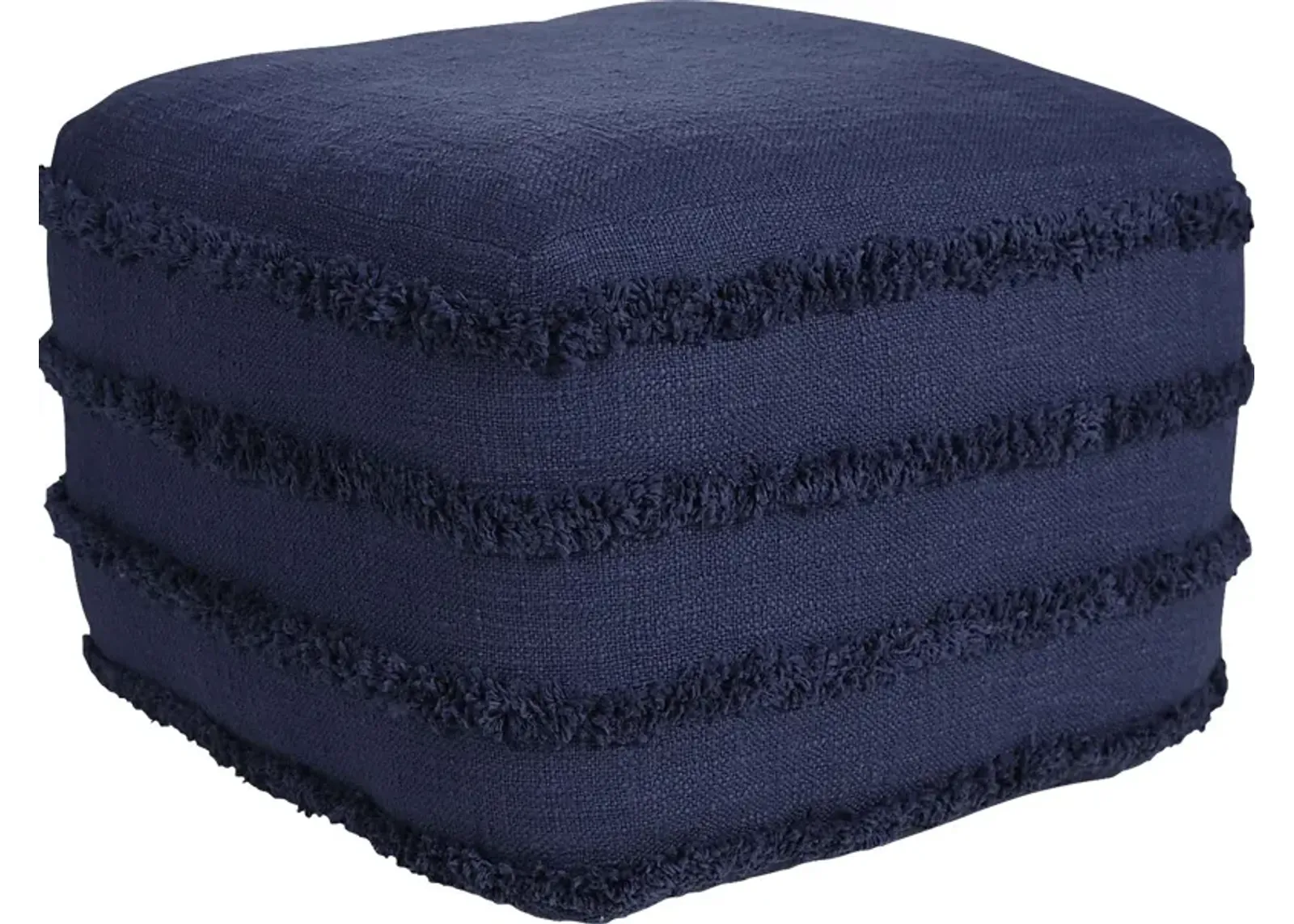 Elizeno II Blue Pouf