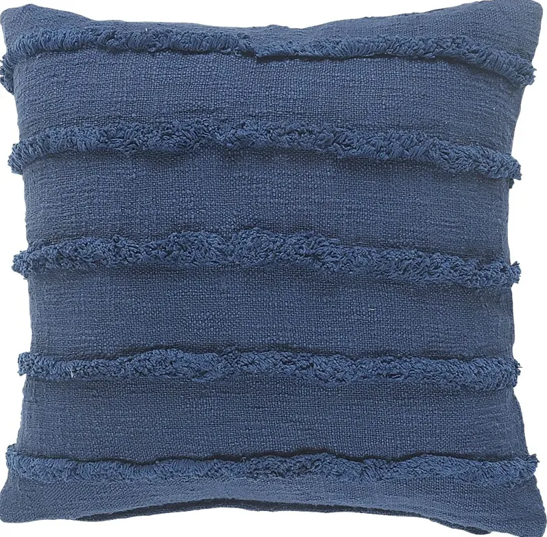 Lorelina Navy Throw Pillow