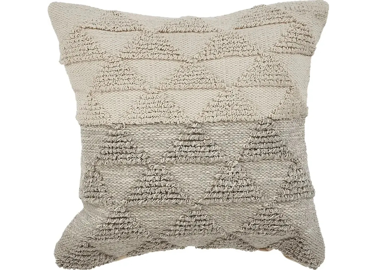 Lavellar Beige Throw Pillow