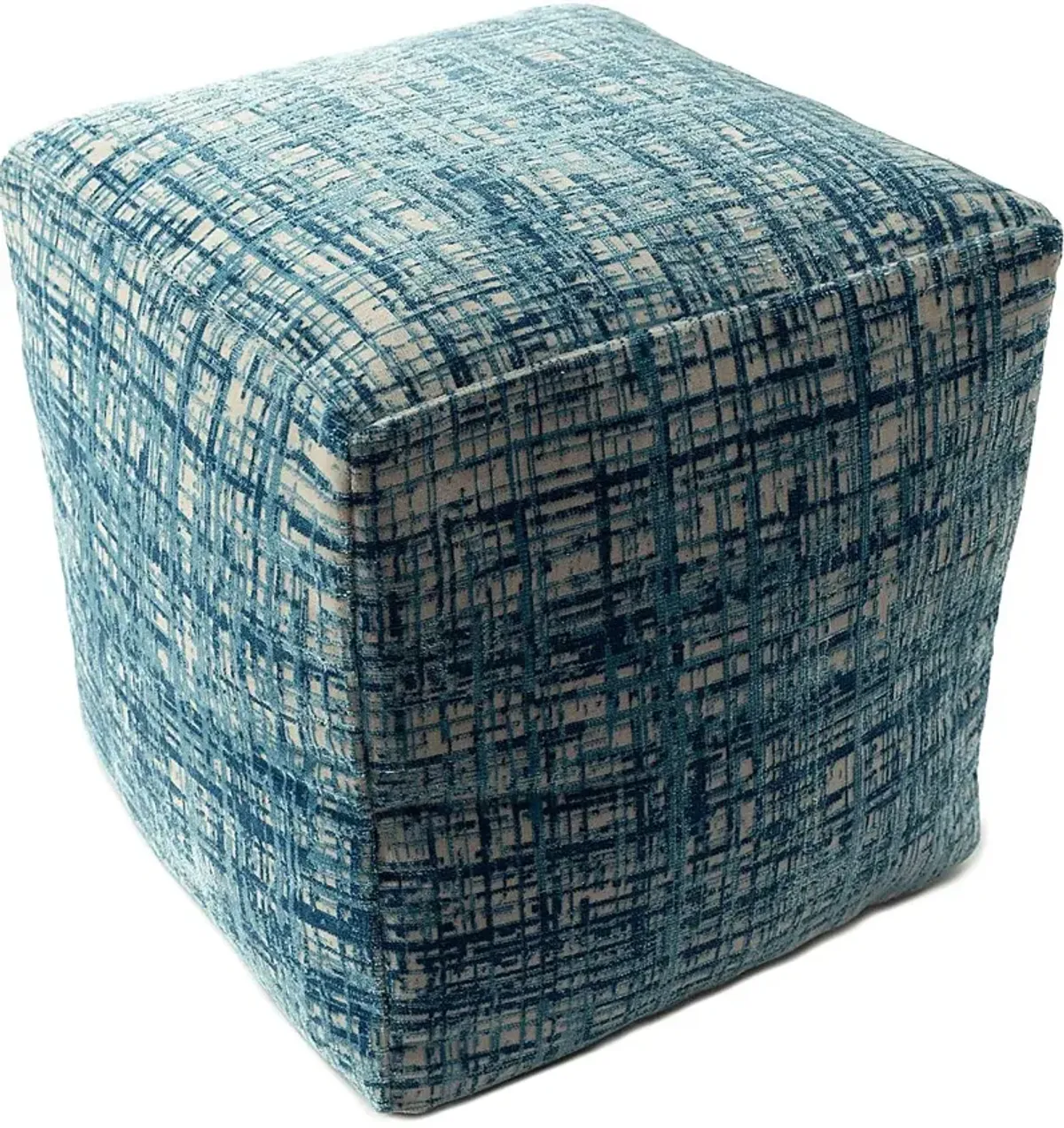 Lucilan Blue Pouf