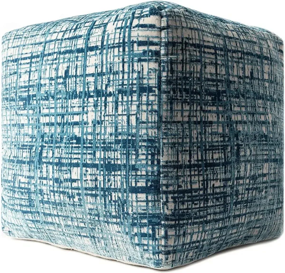 Lucilan Blue Pouf