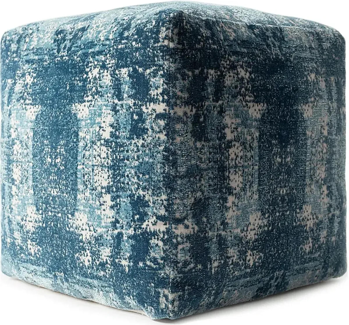 Natalina Dark Blue Pouf