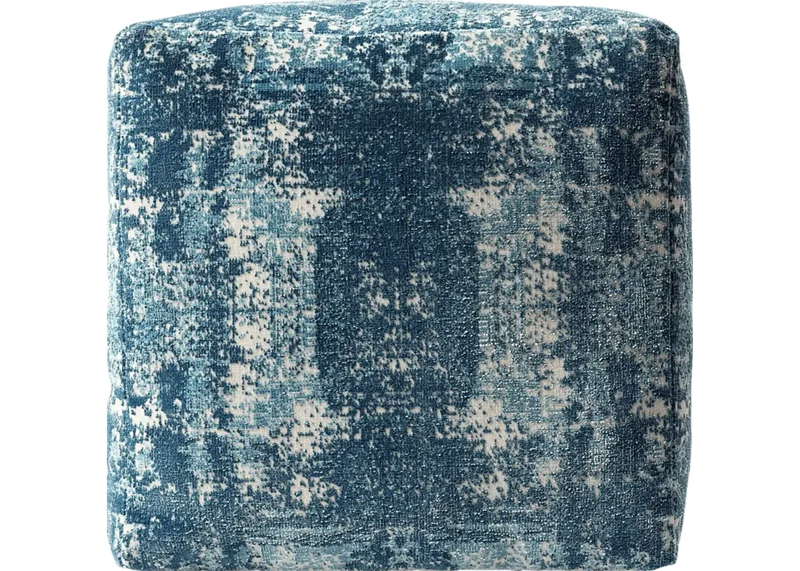 Natalina Dark Blue Pouf