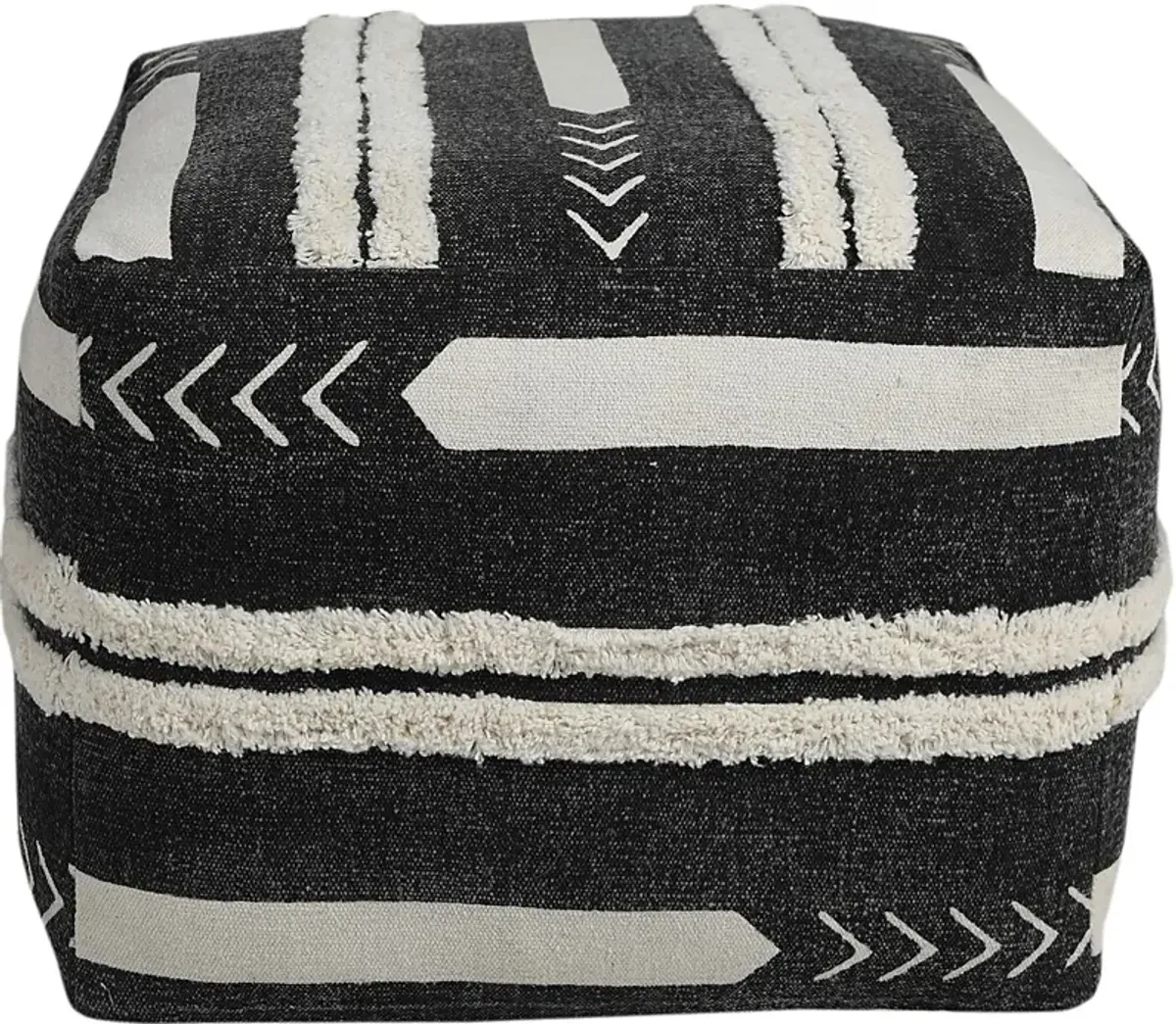 Norasen I Black Pouf