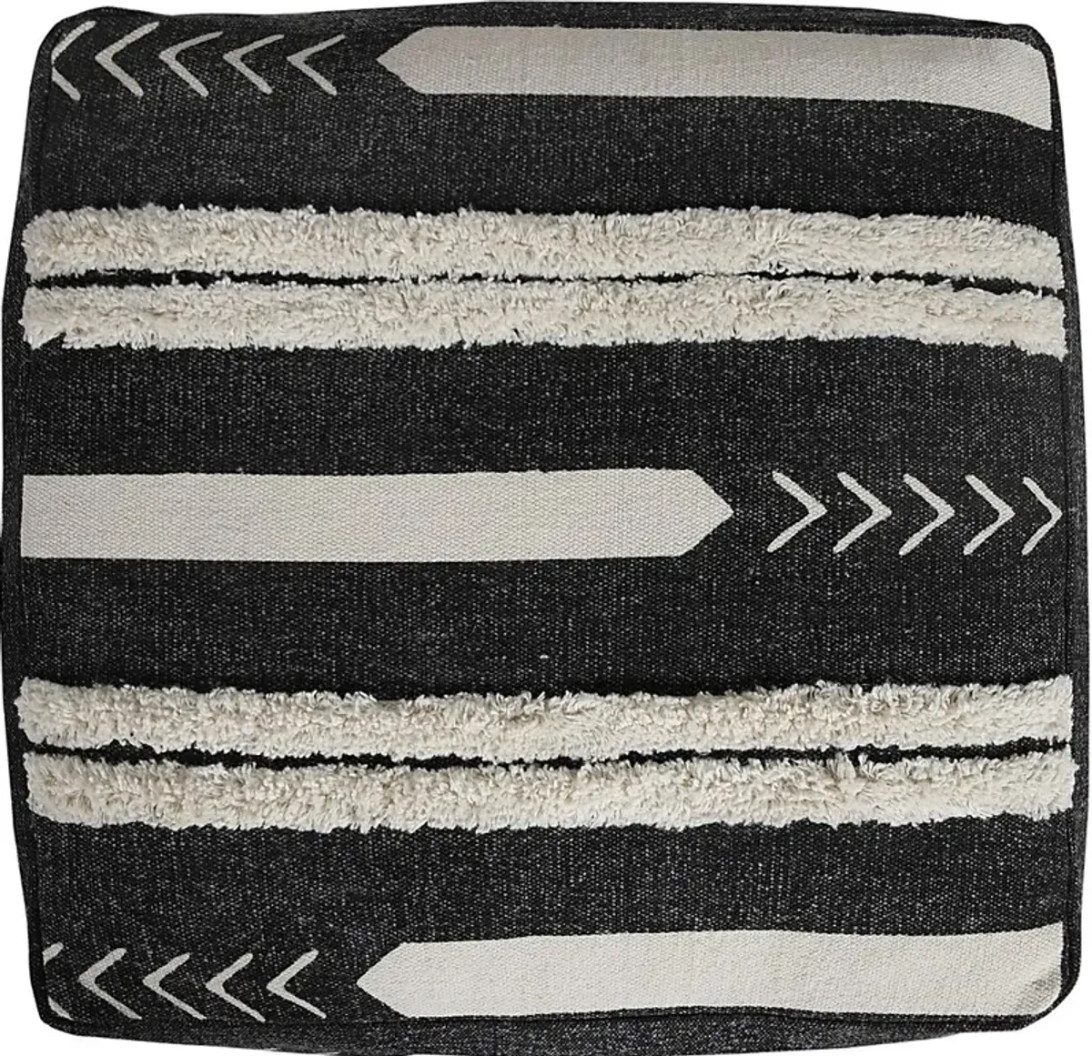 Norasen I Black Pouf