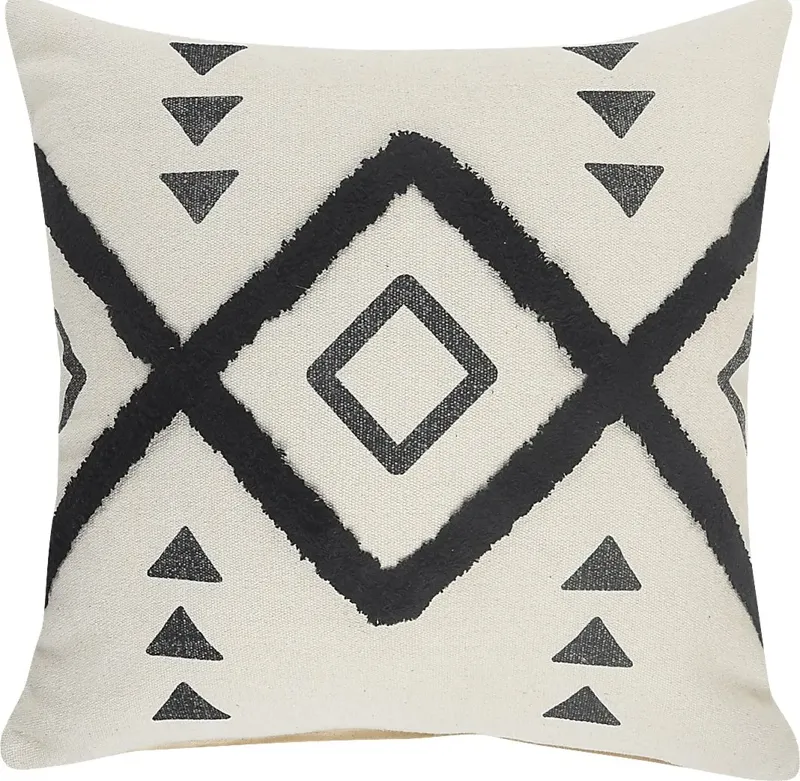 Norasen II Off White Throw Pillow