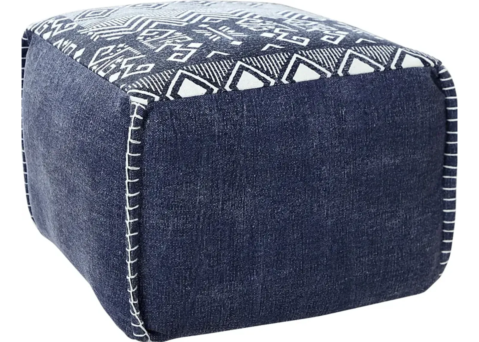 Popilen Blue Pouf