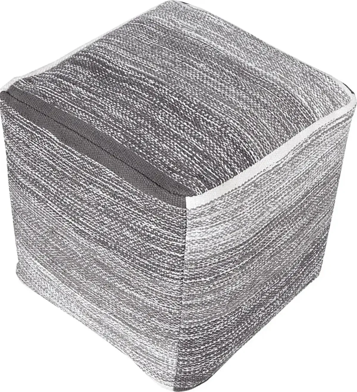 Dovepost Gray Pouf