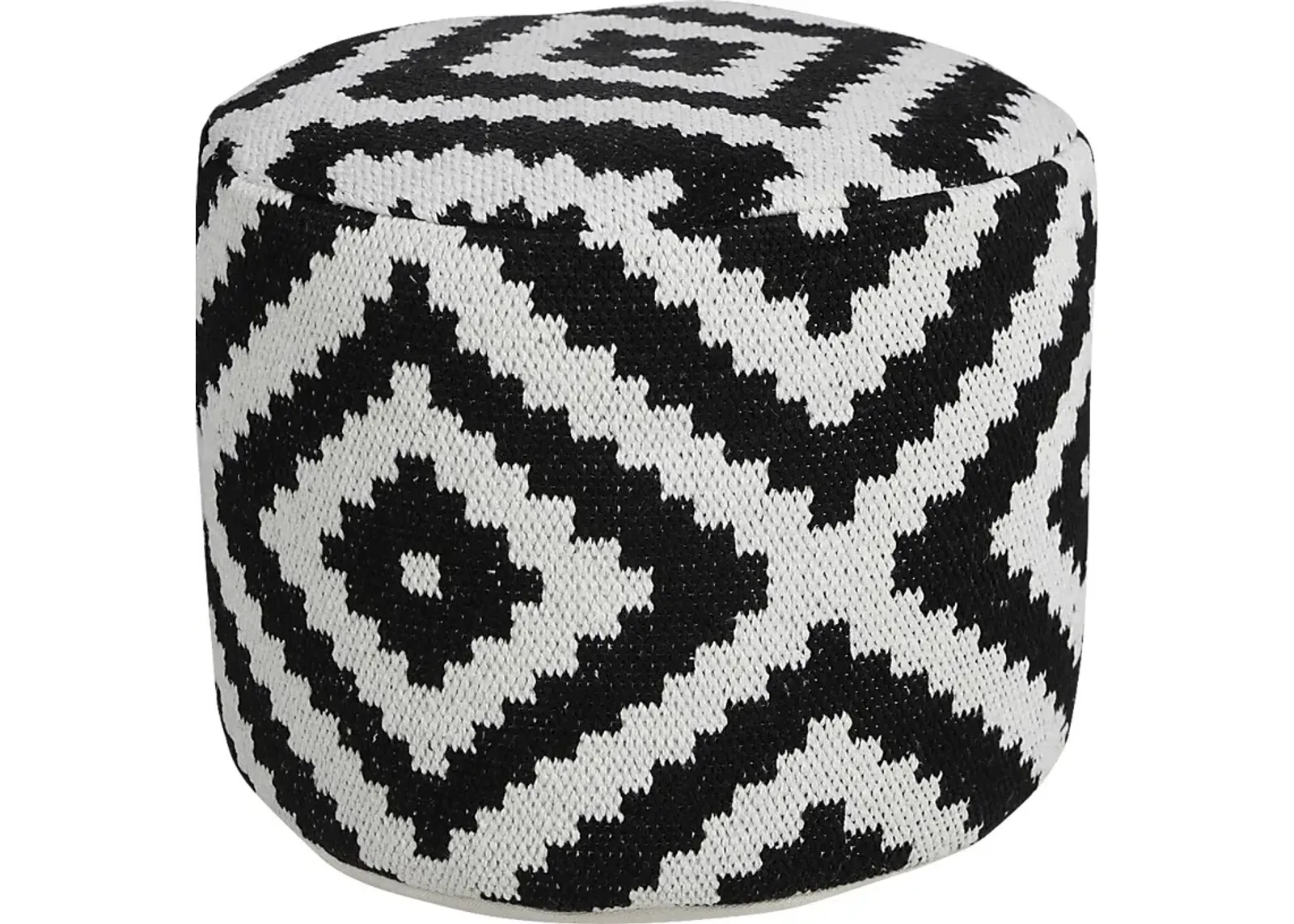 Quincera Black Pouf