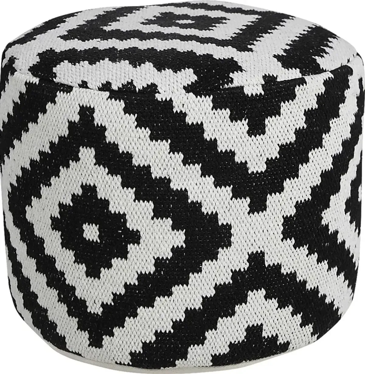 Quincera Black Pouf