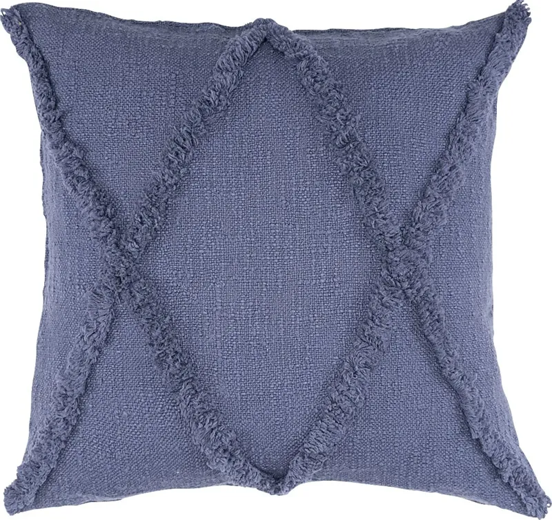 Rosellar Navy Throw Pillow