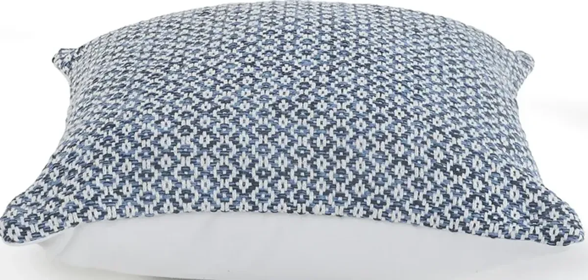 Antimo Blue Throw Pillow