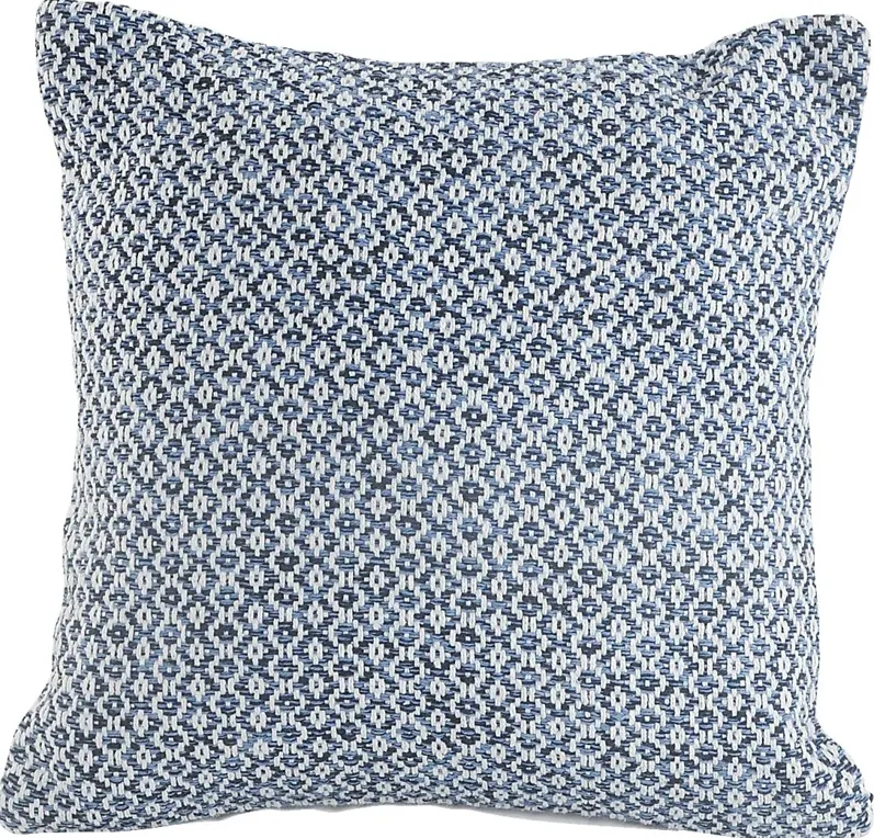 Antimo Blue Throw Pillow