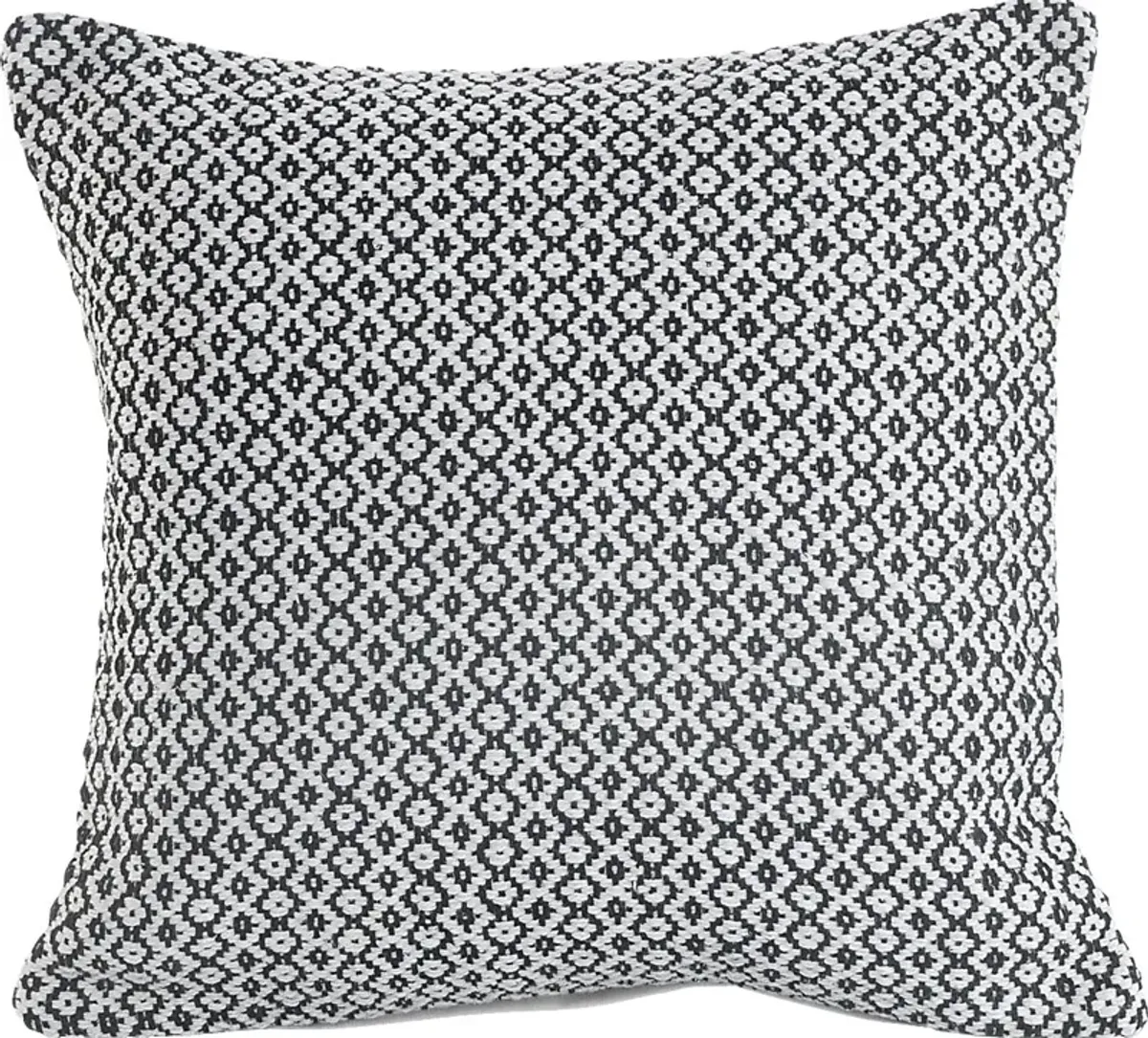 Antimo Charcoal Throw Pillow