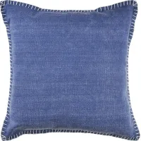 Burroy Blue Throw Pillow