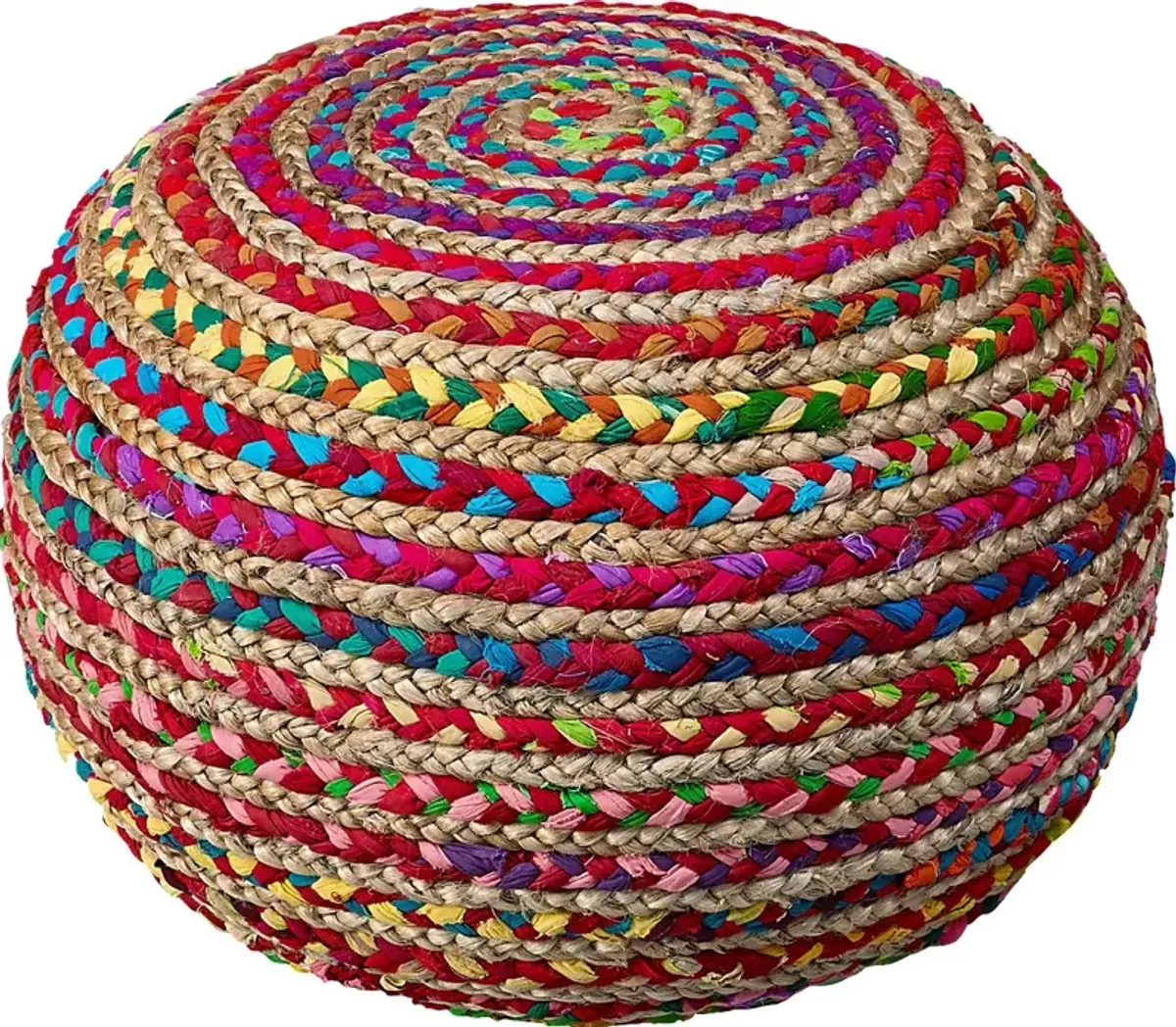 Zerenan Multicolor Pouf