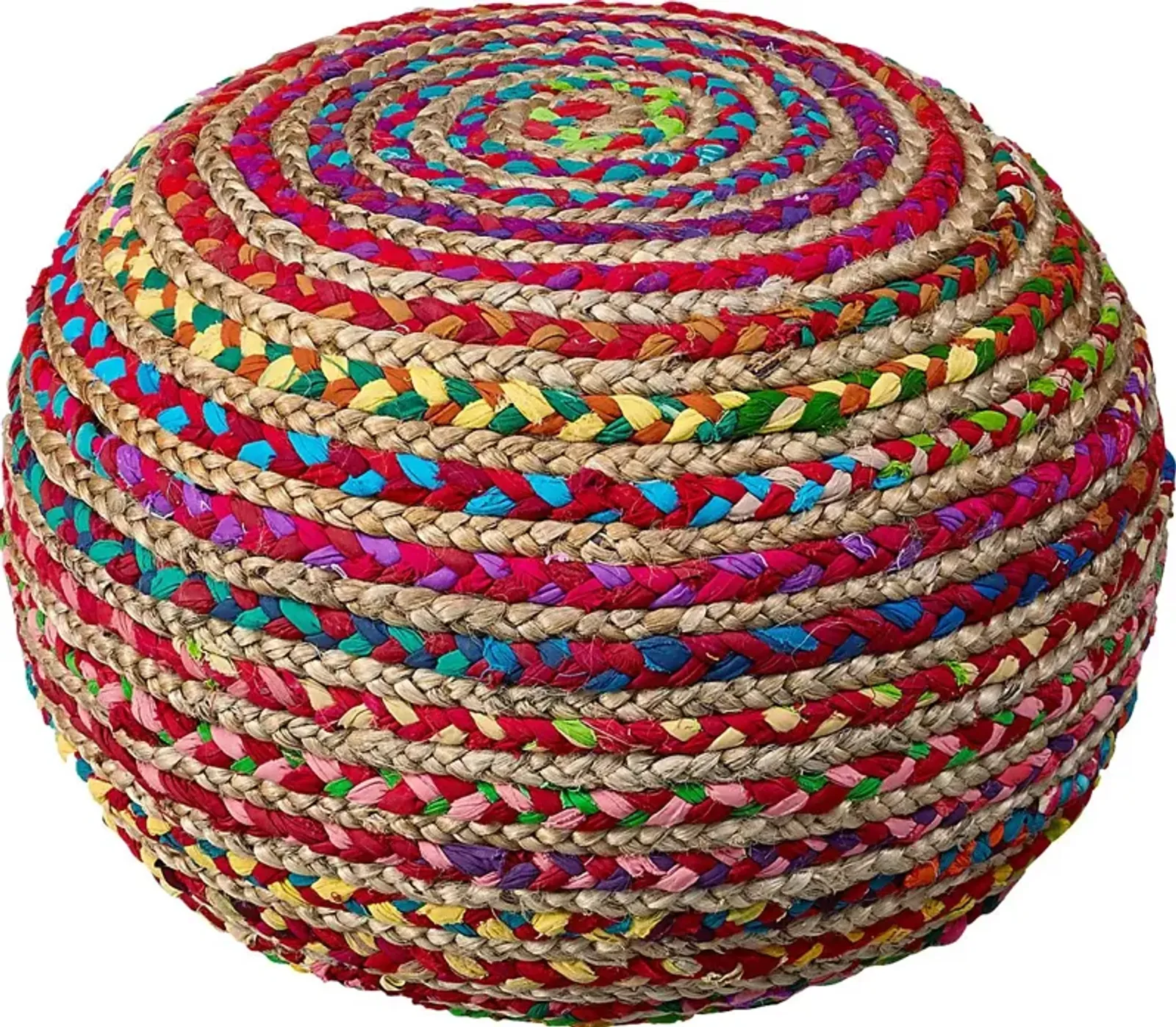 Zerenan Multicolor Pouf