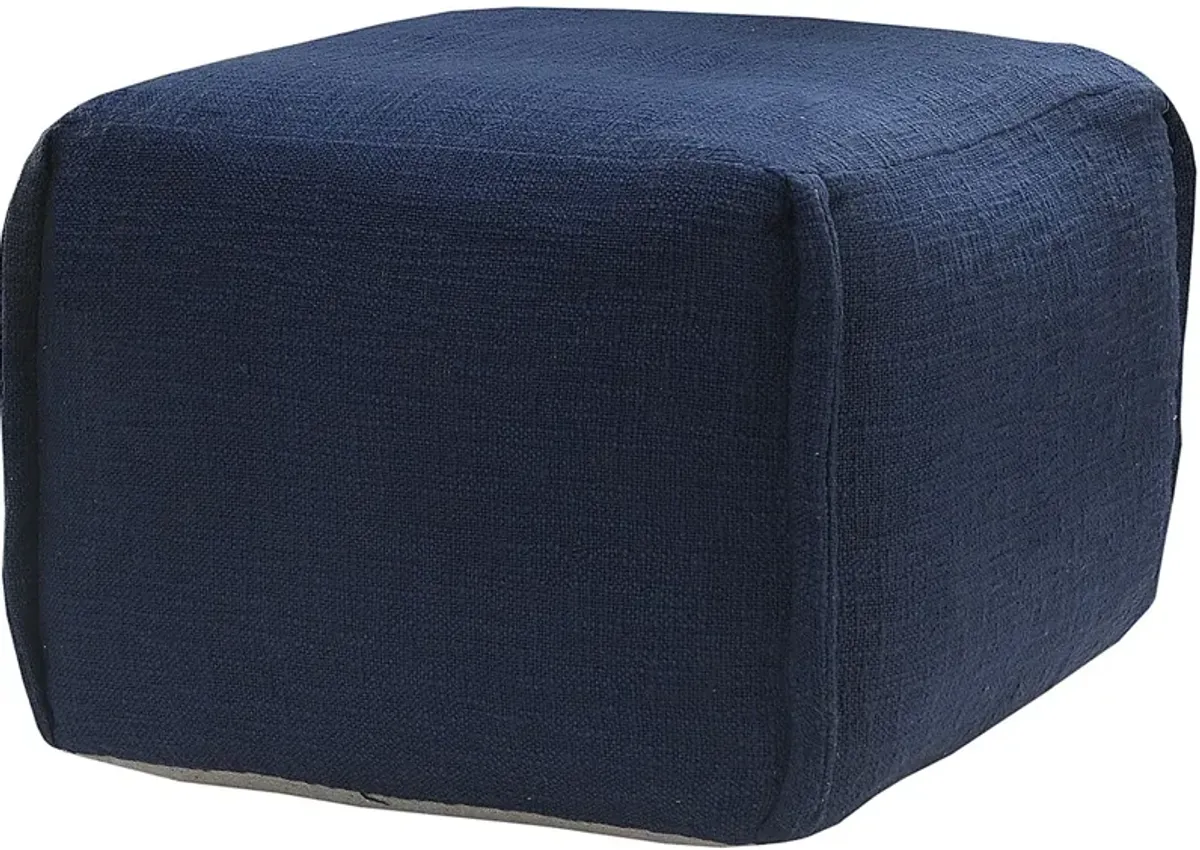 Erenas Blue Pouf