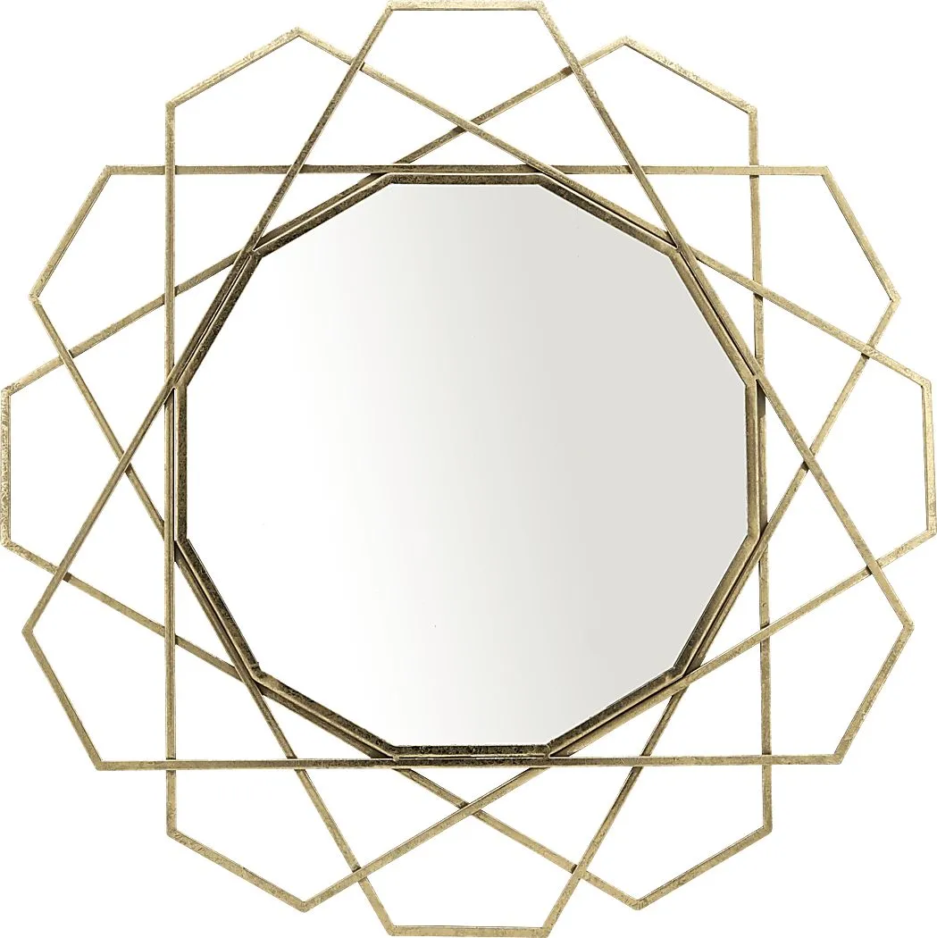 Wheatcroft Gold Mirror