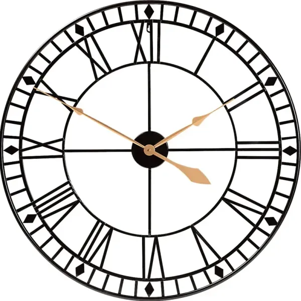 Nonie Gold Wall Clock