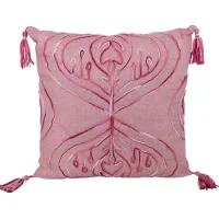 Estoria Light Pink Throw Pillow