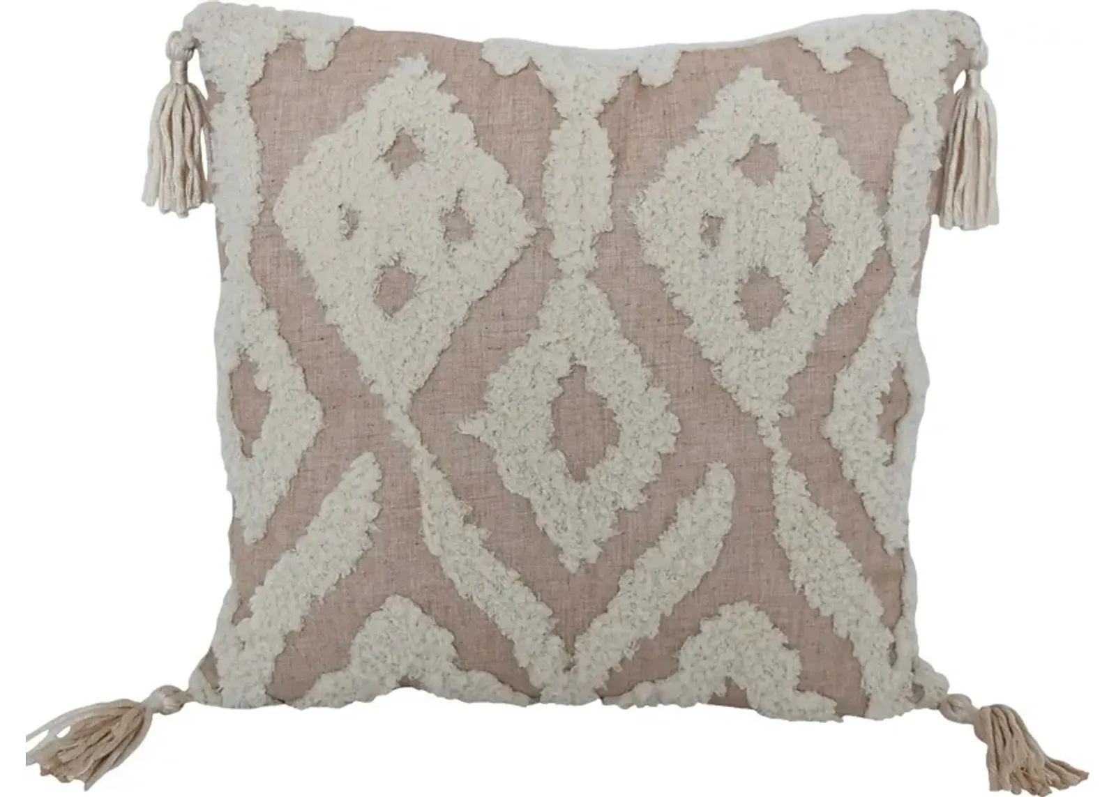 Utoy Beige Throw Pillow