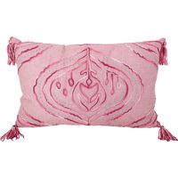 Upshaw Pink Throw Pillow