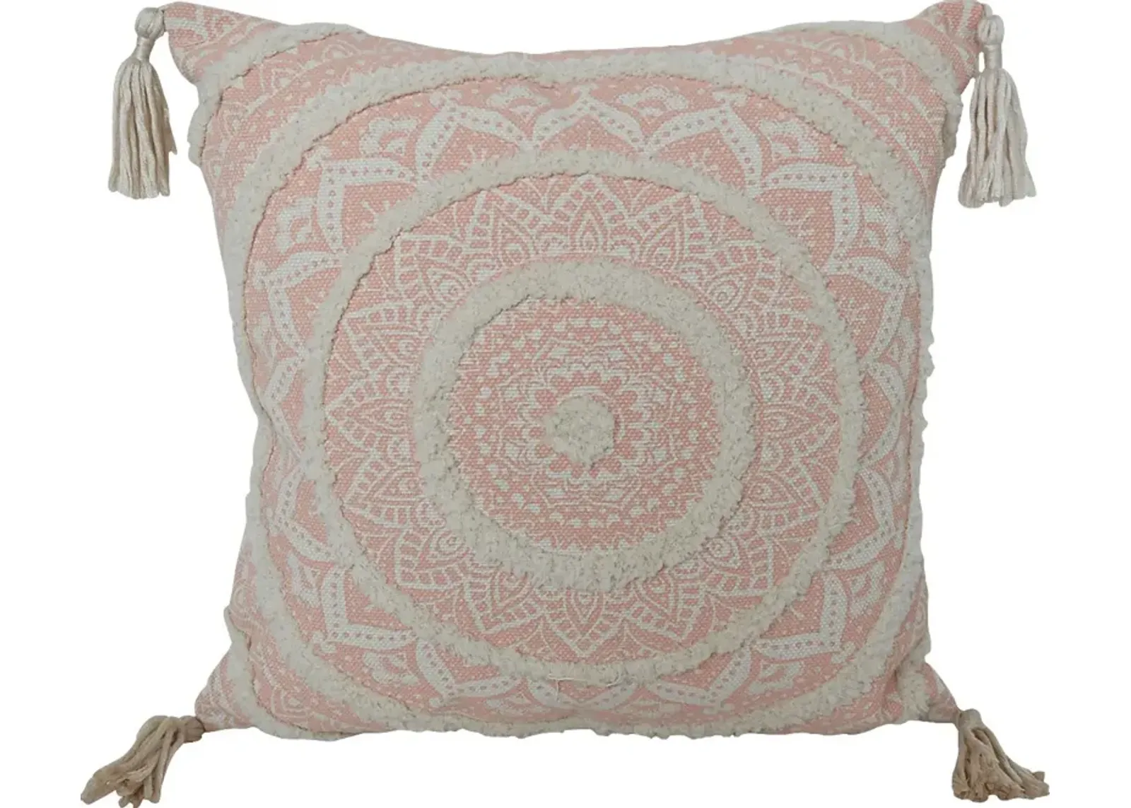 Pearl Cove Pink Accent Pillow