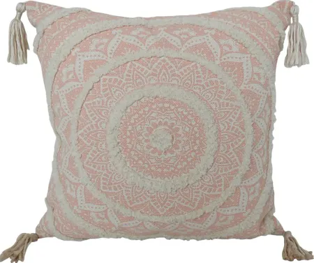 Pearl Cove Pink Accent Pillow