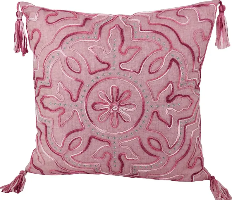 Rhinehill Pink Accent Pillow
