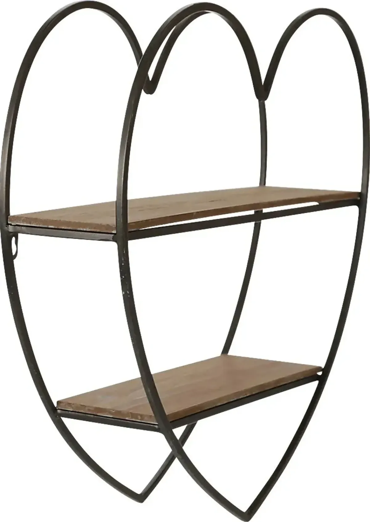 Stanfiel Black Wall Shelf