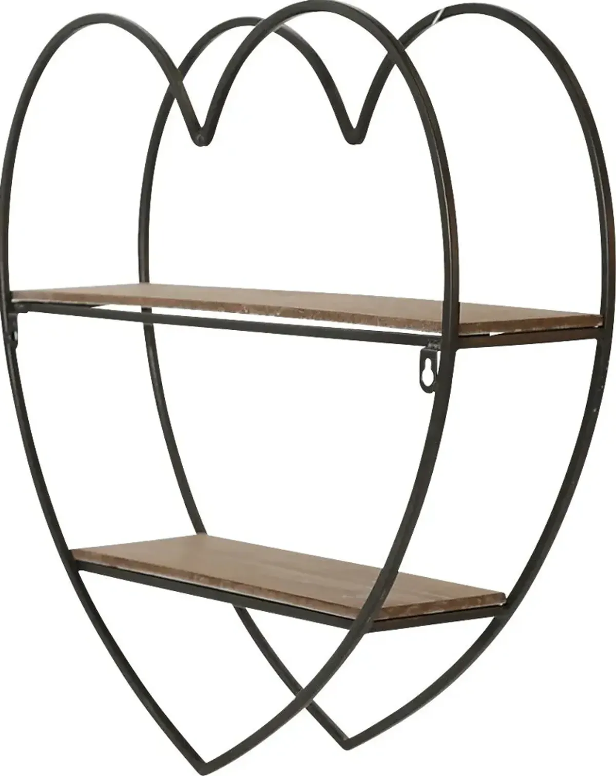 Stanfiel Black Wall Shelf