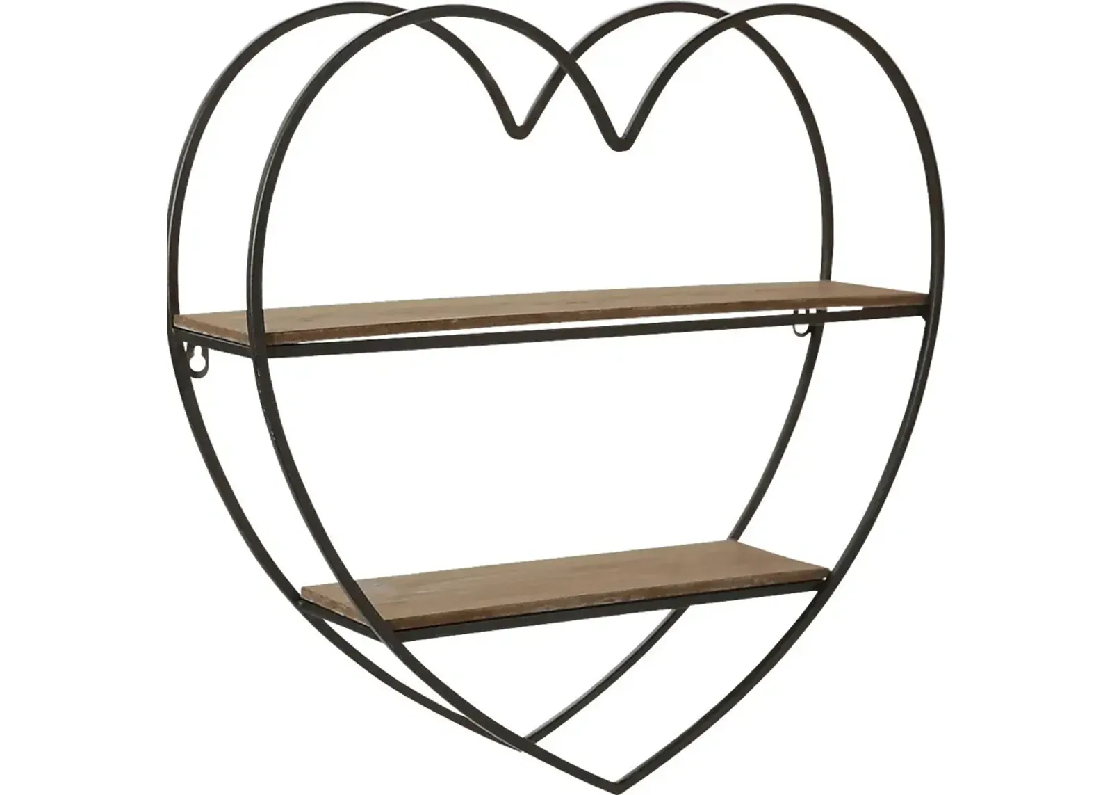 Stanfiel Black Wall Shelf