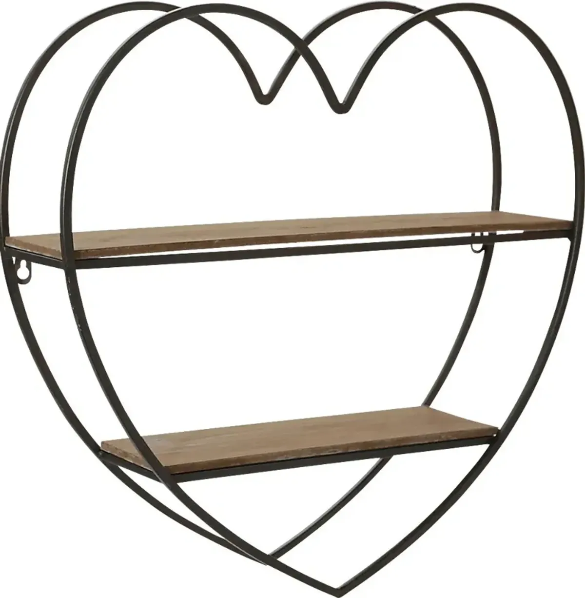 Stanfiel Black Wall Shelf