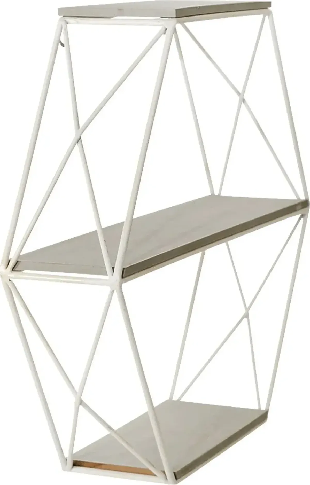 Pirola Gray Wall Shelf