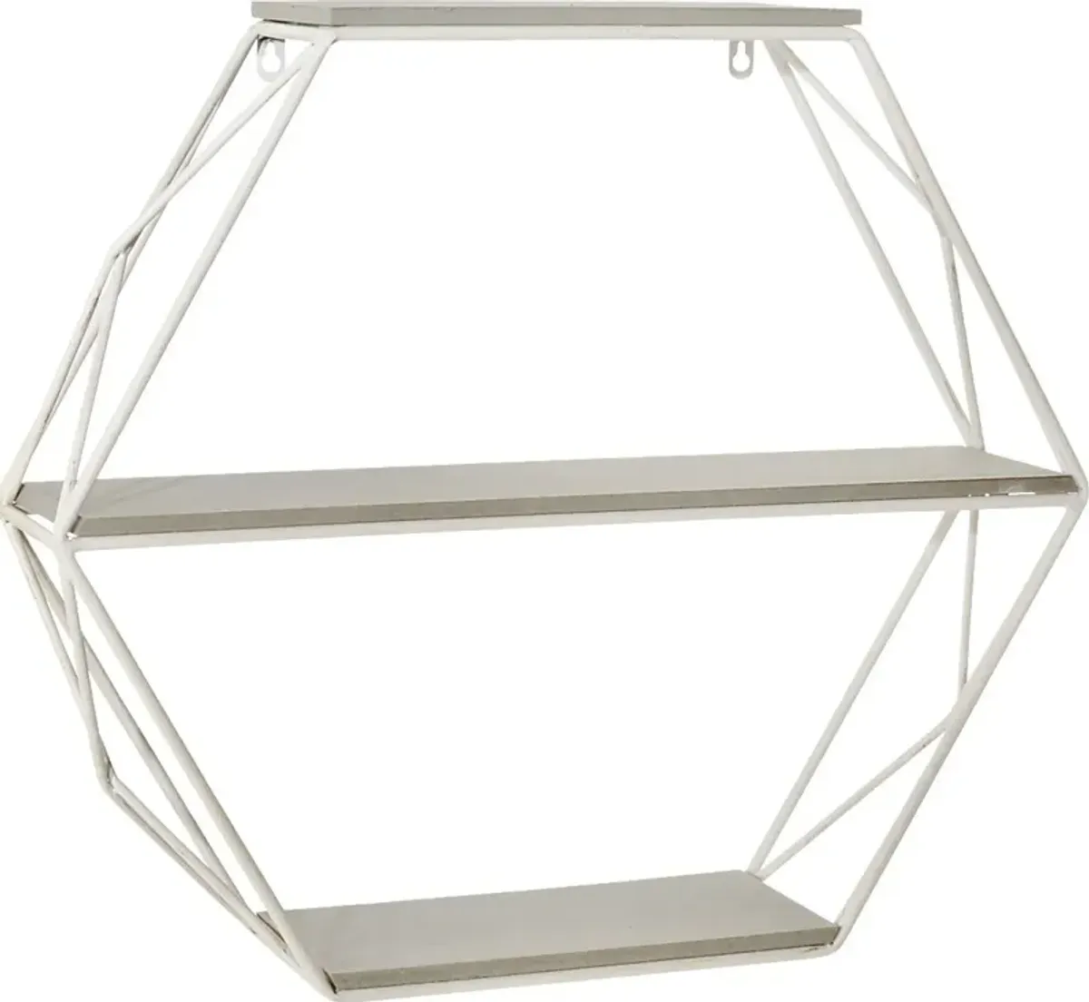 Pirola Gray Wall Shelf