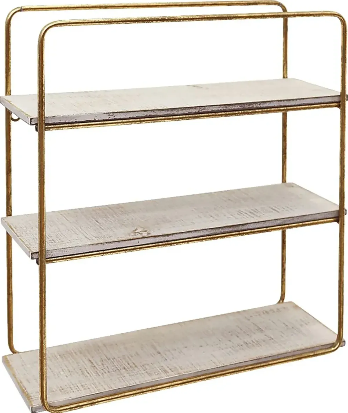 Peregine Gold Wall Shelf