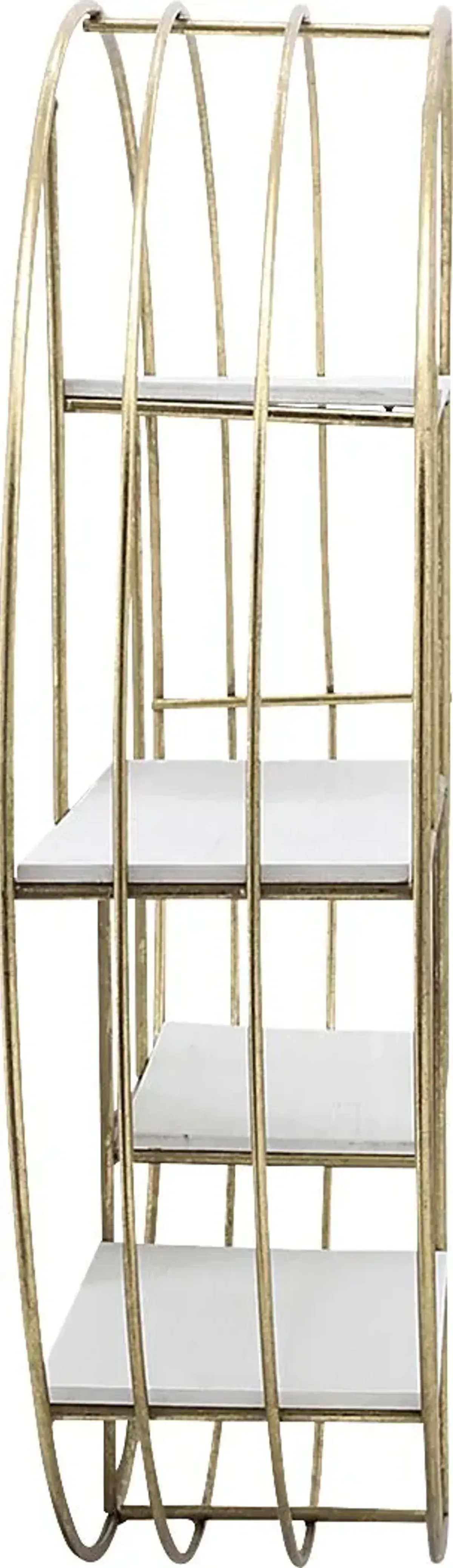 Nurick Gold Wall Shelf