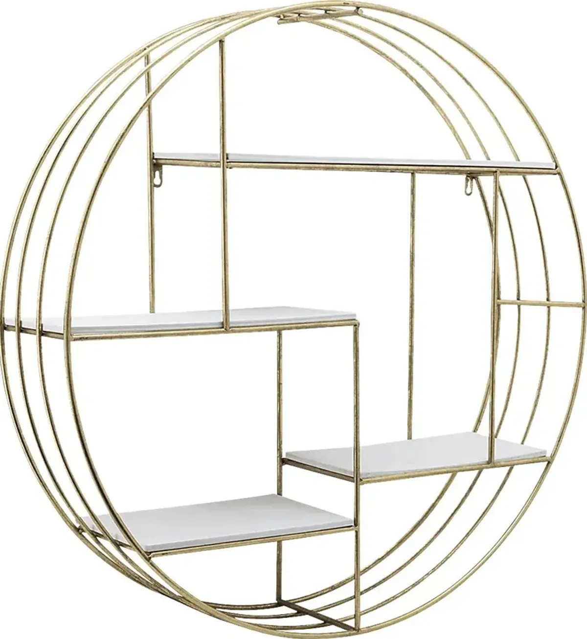 Nurick Gold Wall Shelf
