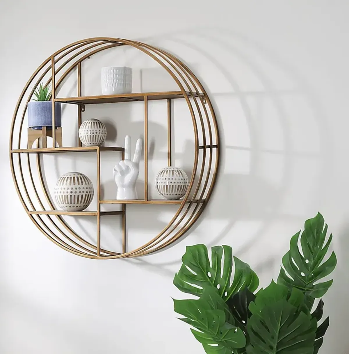 Nurick Bronze Wall Shelf