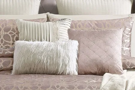 Maggiora Blush 10 Pc Queen Comforter Set