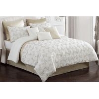 Northnup White 10 Pc King Comforter Set