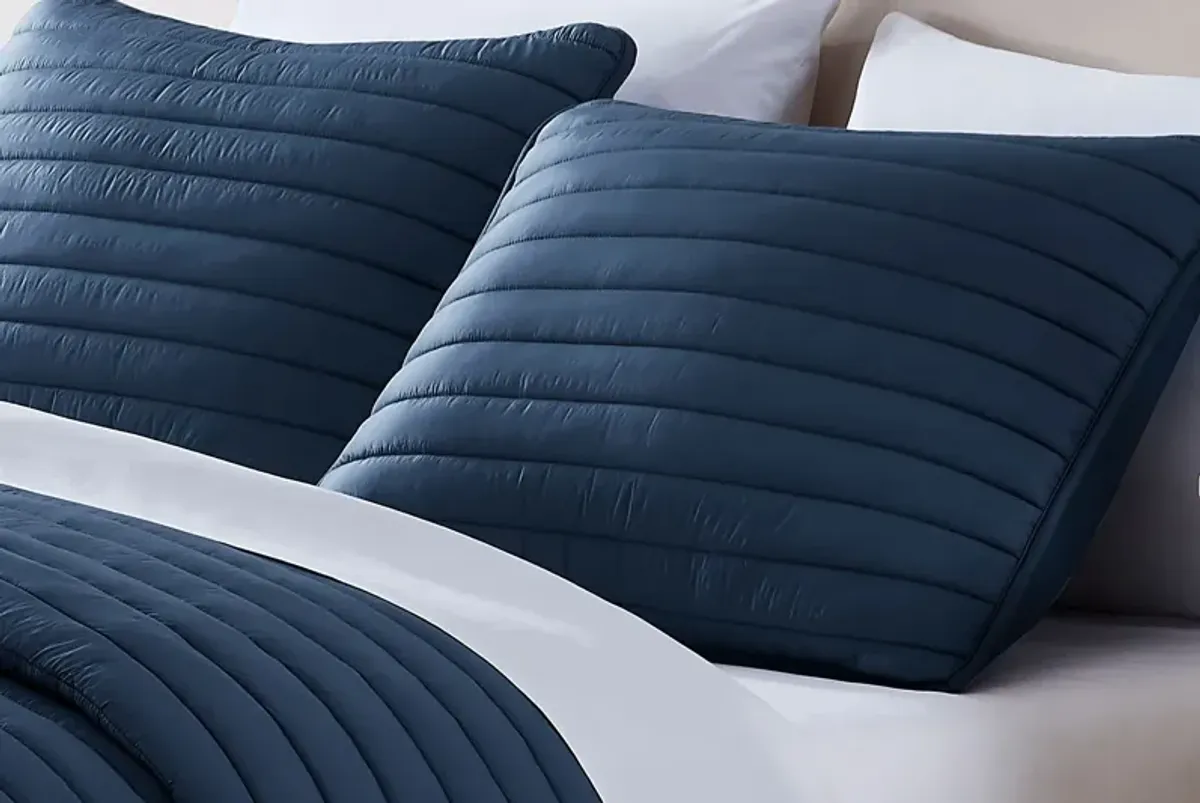 Vallecito Navy 3 Pc Full/Queen Comforter Set