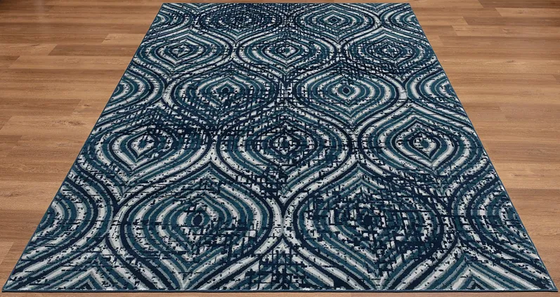 Oldenbury Blue 5'3 x 7'6 Rug