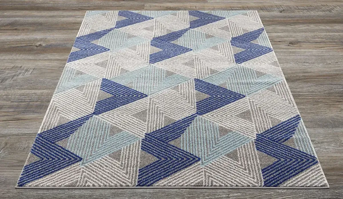 Marianness Blue 5' x 7' Rug